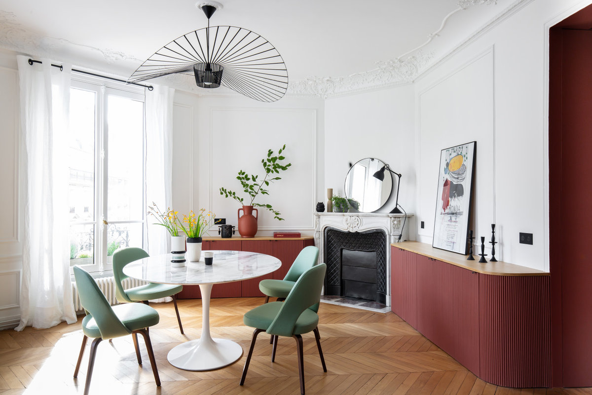 Transformation d'un appartement haussmannien de 120m²
