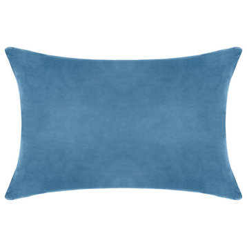 A1HC Throw Pillow Insert, Down Alternative Fill, Single, Navy Blue, 12"x20"