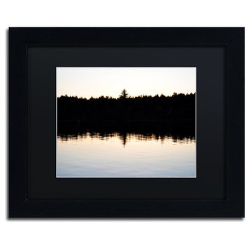Nicole Dietz 'In The Shadows Of Sunset' Matted Art, Black Frame, Black, 14x11