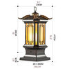 Vintage Outdoor Waterproof Lamp, an Industrial Style for Porch