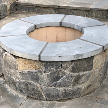 Stone Fire Pit and Grill in Bethesda MD
