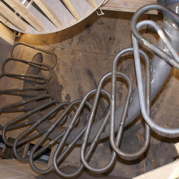 Curved Metal Staircase