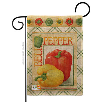 Bell Pepper Food Vegetable Garden Flag