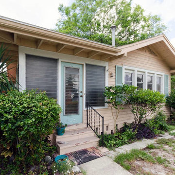 Bungalow exterior painting and landscape