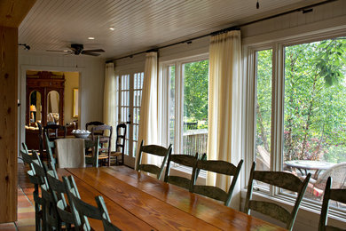 Dining room - rustic dining room idea in Other