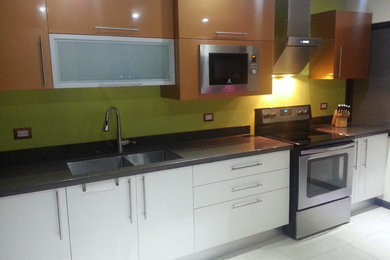 Inspiration for a contemporary kitchen remodel in Other
