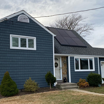 Wantagh Siding - Midnight Blue & Windows | Alpha Windows & Siding