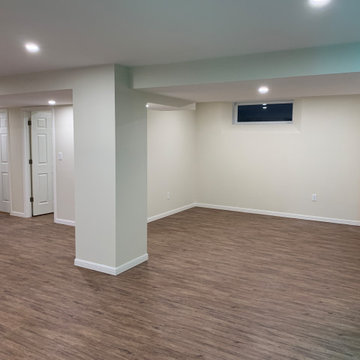 Modern basement finishing