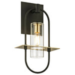 Troy Lighting - Troy Lighting Smyth One Light Wall Sconce B6391 - One Light Wall Sconce from Smyth collection in Dark Bronze And�_Brushed Brass finish. Number of Bulbs 1. Max Wattage 60.00. No bulbs included. No UL Availability at this time.