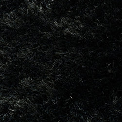 Nora Charcoal Grey Shaggy Area Rug - Floor Rugs