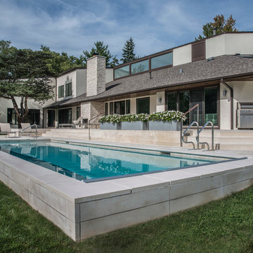 Lake Forest Rectilinear Swimming Pools