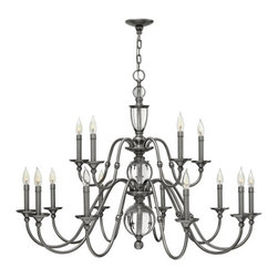 Hinkley - Hinkley Eleanor Two Tier Foyer 4959PL - Chandeliers