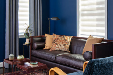 Mid-sized living room photo in DC Metro