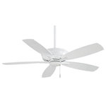 Minka Aire - Ceiling Fan White With Not Applicable Glass - Number of Bulbs: 0