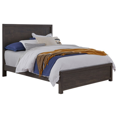 Champion Queen Bed, Stone Brown