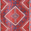 Traditional Rug, Red, 2'x8', Mashwani, Handmade Wool
