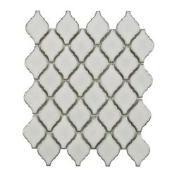 Arabesque Porcelain Tile Mosaic - Selene - Mosaic Tile
