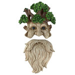 Red Carpet Studios - Tree Face Old Man Stump - Old Man Stumpy Tree Face with white beard adds life to any tree or garden. Sculpted in detail and hand painted.  Easy to hang.