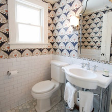 mirror above sink--shape