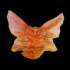 Daum Crystal Butterfly Small Yellow Orange