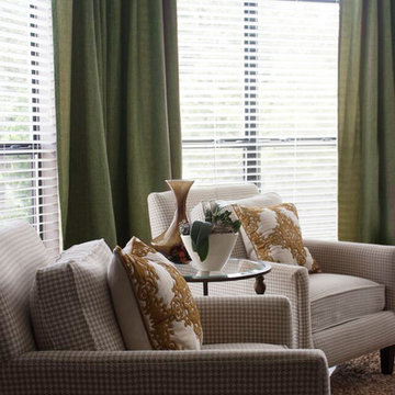 Rustic Transitional Living + Dining