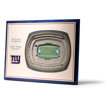 NFL New York Giants 5 Layer Stadiumviews 3D Wall Art