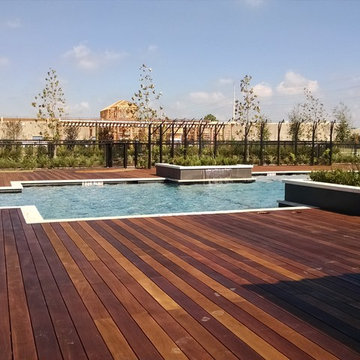 Cumaru Wood Decking - Pool Deck in Houston TX