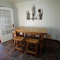 Colvin Barista Tableand Stools - Indoor Pub And Bistro Sets