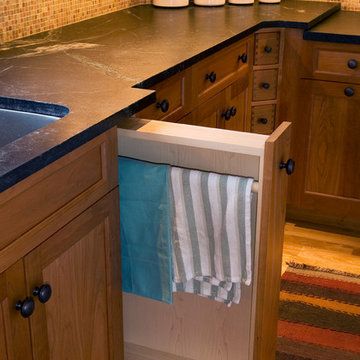 Timber Frame Transitional Kitchen