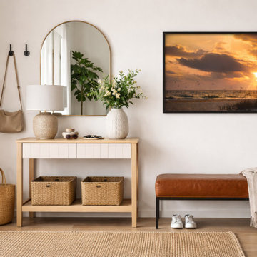 Anna Maria Island Cloudy Beach Sunset 1 Modern Style Wall Art