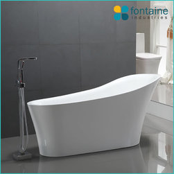 Hepburn Freestanding Bath with Overflow - Bathtubs