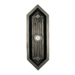 Hawk Hill Hardware - Petwer Doorbell Mission Hawk Hill Hardware, Vintage Pewter - Doorbells And Chimes
