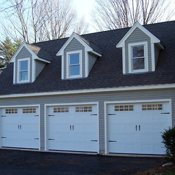 Steel Carriage House Garage Doors