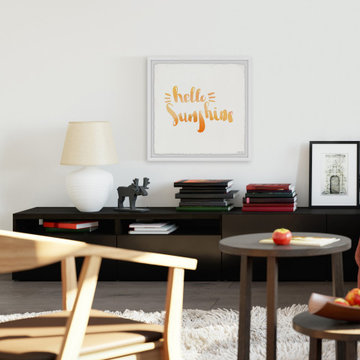 "Hello Sunshine III" Framed Painting Print