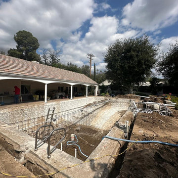 New In-Ground Pool Installation