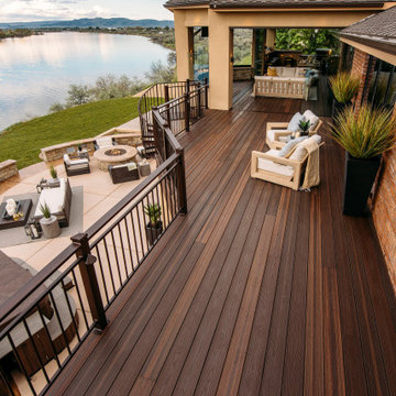 Dream Deck -- Envision Distinction Rustic Walnut composite deck