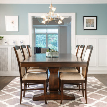 Seville Table, Bergen Table & Windsor Sideboard