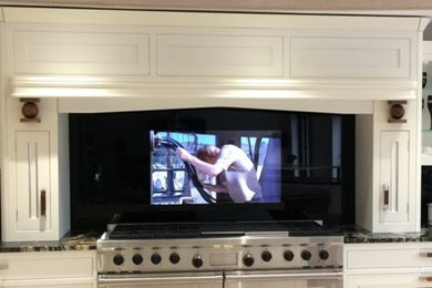 Kitchen TV Backsplash