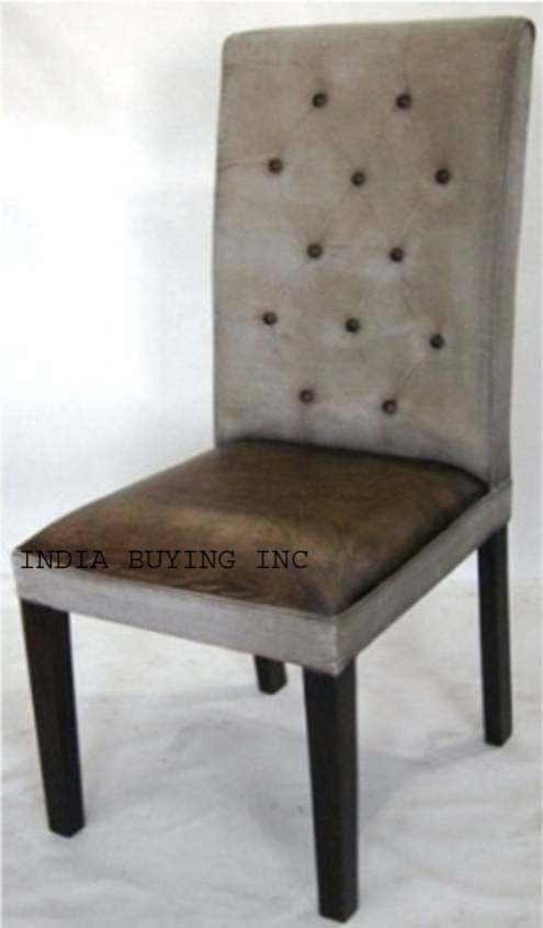 Industrial leather and canvas furniture from India buying inc