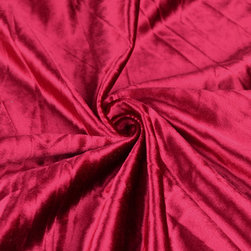 Hotham Pink Red and Purple Plain Ready Made Velvet Curtains and Fabrics Alabama - Upholstery Fabric