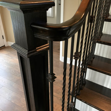 Melbourne Stair Remodel Box Newel Post Theme