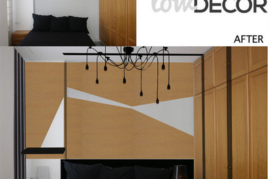 Example of a trendy home design design in Other
