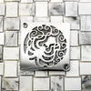 Square Shower Drain Cover, Replacement For Schluter-Kerdi, Octopus, Polished Stainless Steel