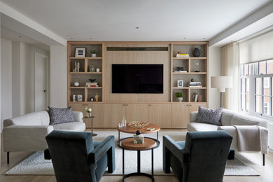 This is an example of a scandi games room in London.