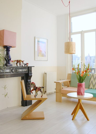 Eclectic Living Room by Holly Marder