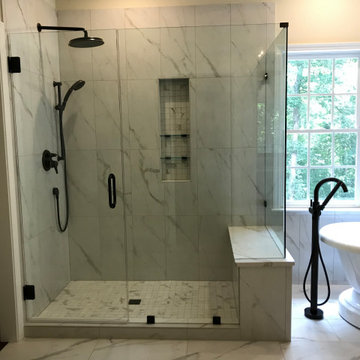 Warm and up-to-date Master Bath