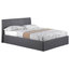 Fusion Grey Bed Frame With Storage, Small Double
