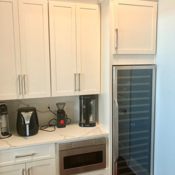 Transitional Kitchen Remodel Done in a Snow Color
