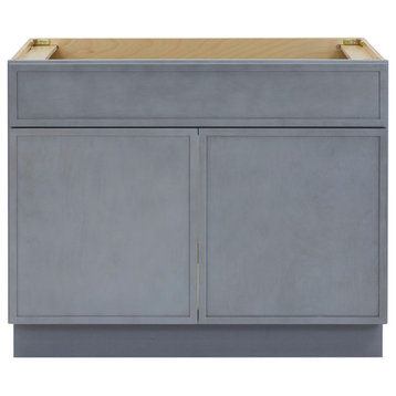 39" W Birch Plywood Single Base Storage Cabinet With Soft Close Door