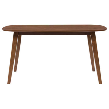 CorLiving Tiffany Wood Stained Dining Table, Hazelnut